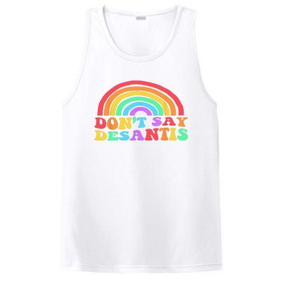 Dont Say Desantis Rainbow LGBT Pride Anti Desantis PosiCharge Competitor Tank