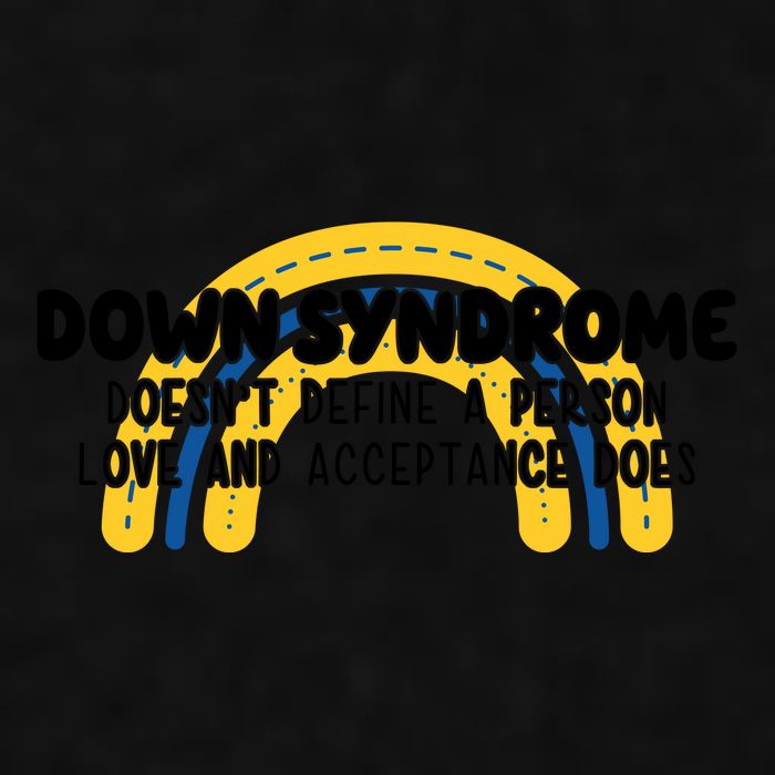 Down Syndrome Doesnt Define A Person Love And Acceptance Does Ladies PosiCharge Tri-Blend Wicking Tank