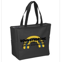 Down Syndrome Doesnt Define A Person Love And Acceptance Does Zip Tote Bag
