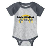 Down Syndrome Doesnt Define A Person Love And Acceptance Does Infant Baby Jersey Bodysuit