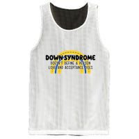 Down Syndrome Doesnt Define A Person Love And Acceptance Does Mesh Reversible Basketball Jersey Tank