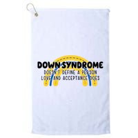 Down Syndrome Doesnt Define A Person Love And Acceptance Does Golf Towel