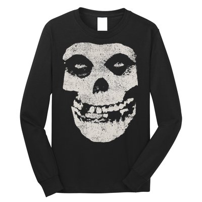 Distressed Skull Long Sleeve Shirt