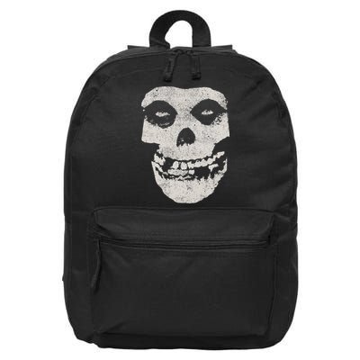 Distressed Skull 16 in Basic Backpack
