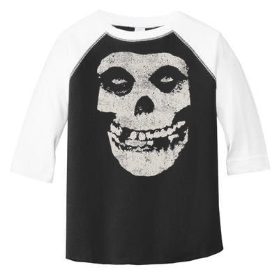 Distressed Skull Toddler Fine Jersey T-Shirt