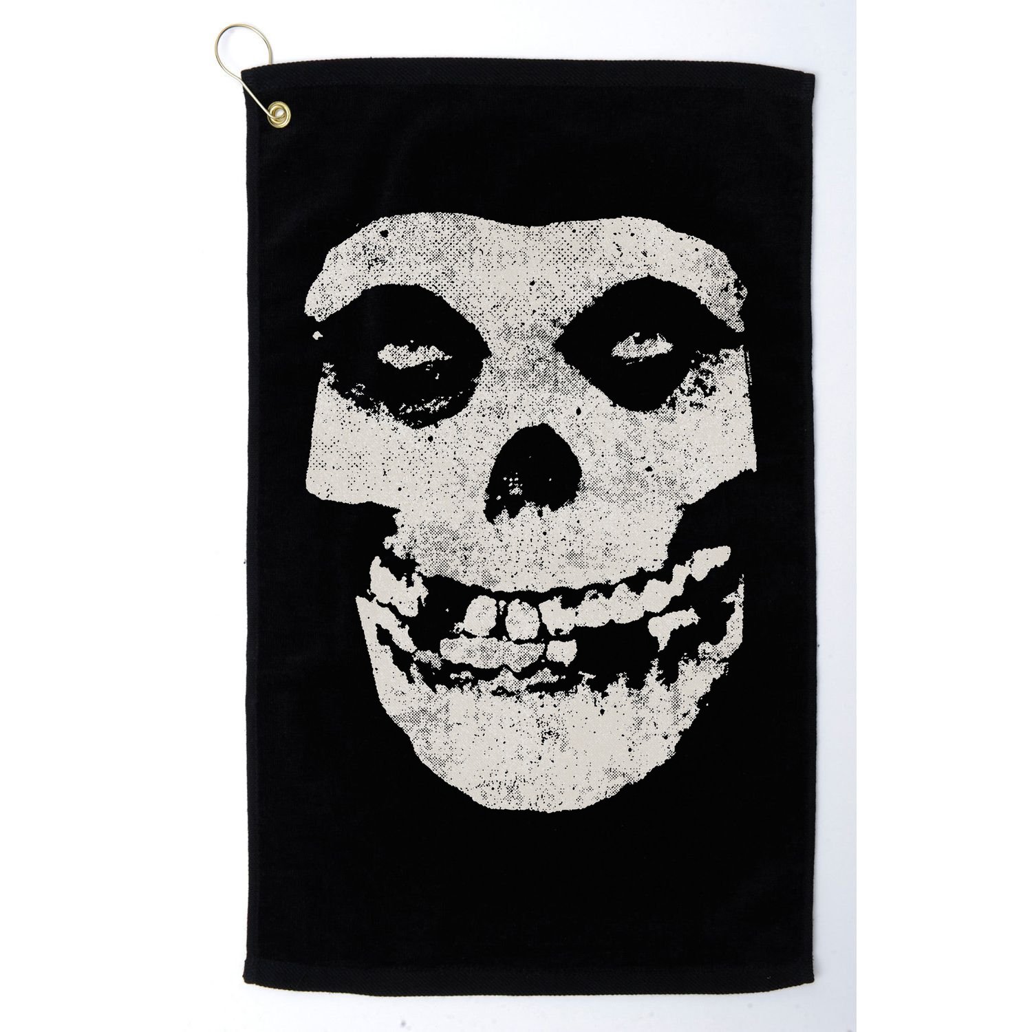 Distressed Skull Golf Towel