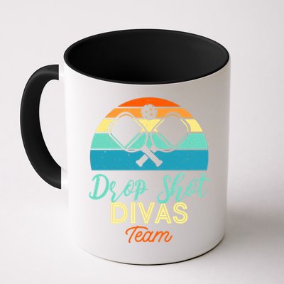 Drop Shot Divas Funny Pickleball Team Cool Gift Mug
