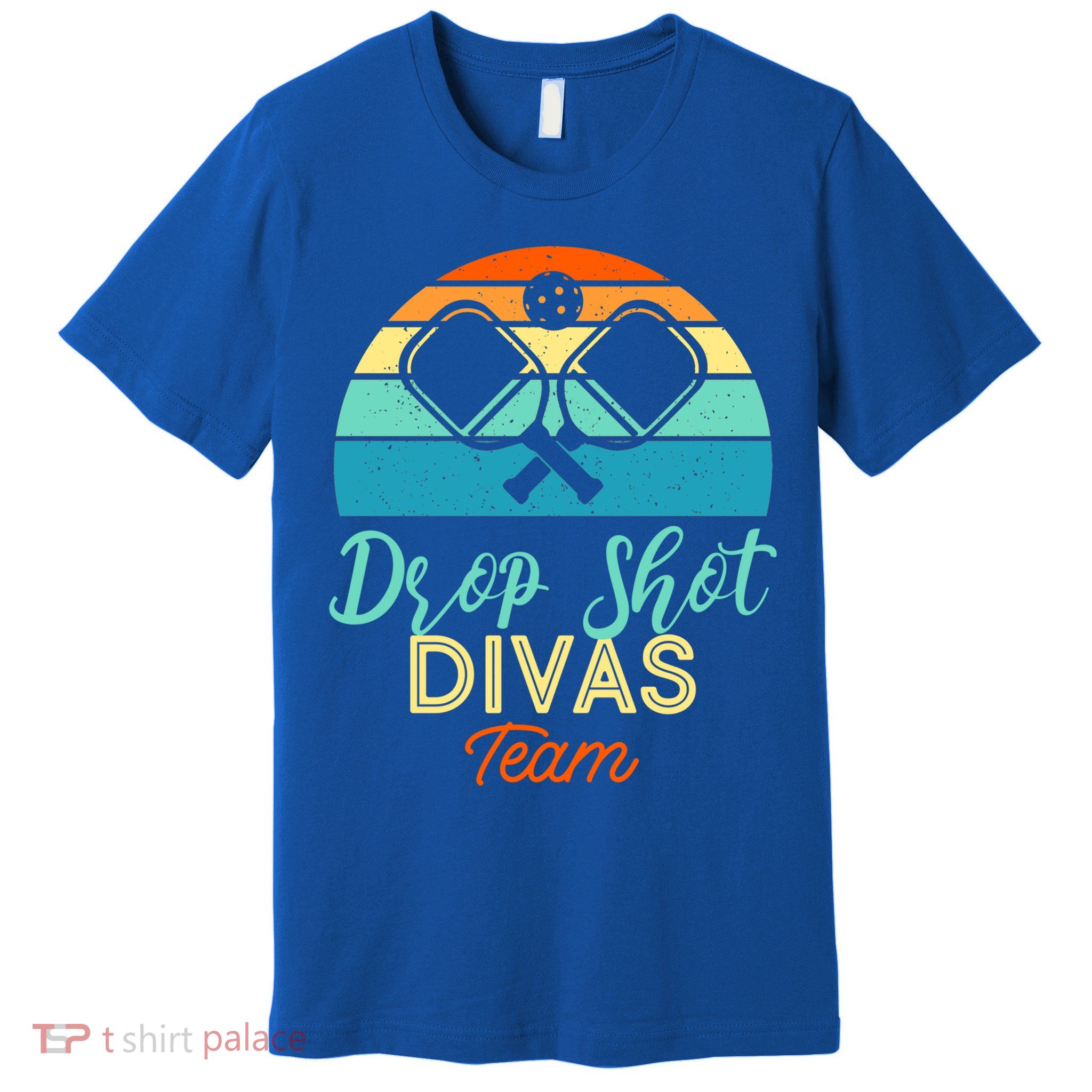 Drop Shot Divas Funny Pickleball Team Cool Gift Premium T-Shirt