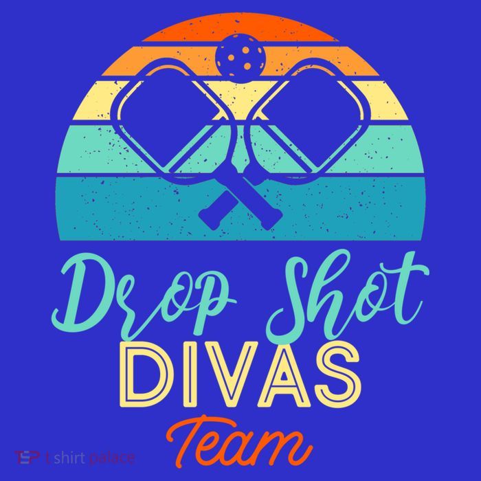 Drop Shot Divas Funny Pickleball Team Cool Gift Visor