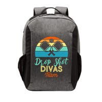 Drop Shot Divas Funny Pickleball Team Cool Gift Vector Backpack