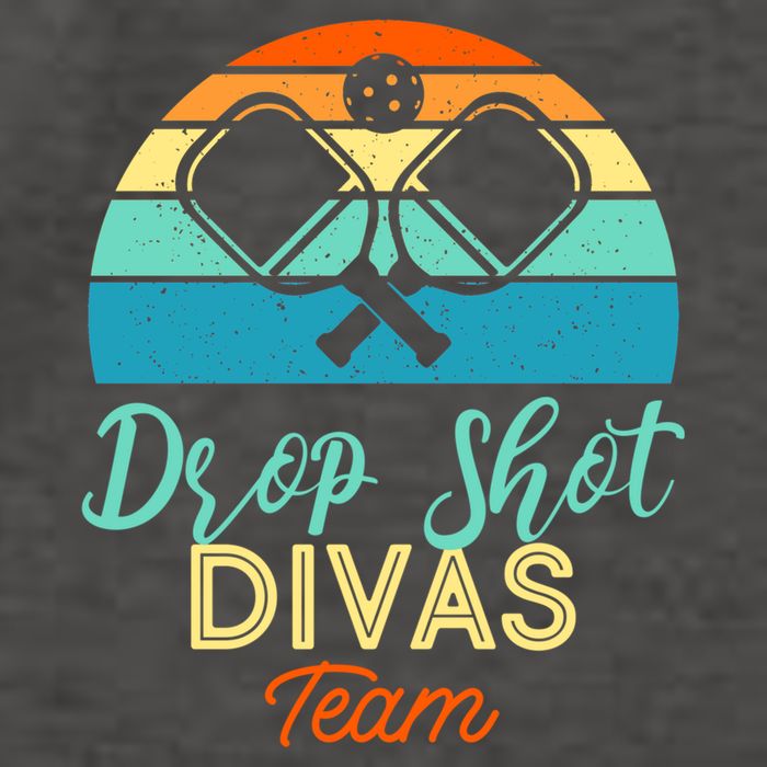 Drop Shot Divas Funny Pickleball Team Cool Gift Vector Backpack