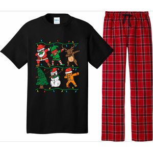 Dabbing Santa Elf Xmas Pjs Christmas Pajama Set