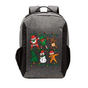 Dabbing Santa Elf Xmas Pjs Christmas Vector Backpack