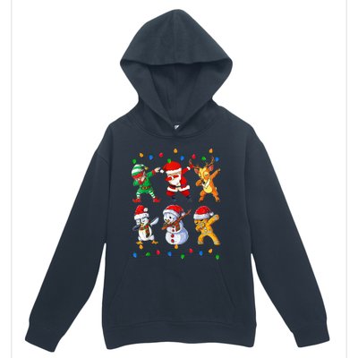 Dabbing Santa Elf Friends Christmas Funny Xmas Dab Urban Pullover Hoodie