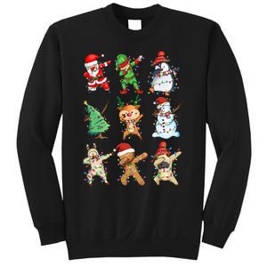 Dabbing Santa Elf Friends Christmas Sweatshirt