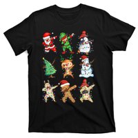 Dabbing Santa Elf Friends Christmas T-Shirt