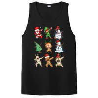 Dabbing Santa Elf Friends Christmas PosiCharge Competitor Tank