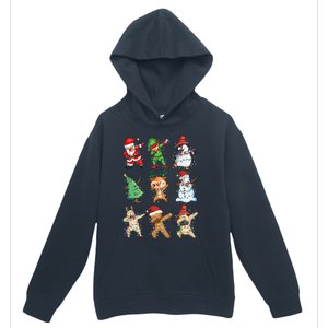 Dabbing Santa Elf Friends Christmas Urban Pullover Hoodie