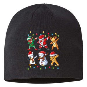 Dabbing Santa Elf Friends Christmas Xmas Dab Sustainable Beanie