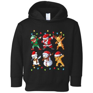 Dabbing Santa Elf Friends Christmas Xmas Dab Toddler Hoodie