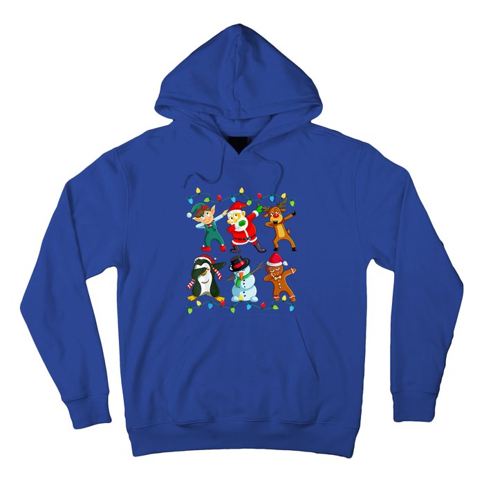 Dabbing Santa Elf Friends Christmas Xmas Dab  Hoodie