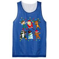 Dabbing Santa Elf Friends Christmas Xmas Dab  Mesh Reversible Basketball Jersey Tank