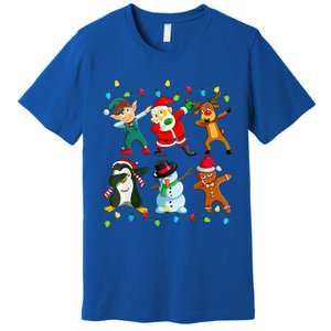 Dabbing Santa Elf Friends Christmas Xmas Dab  Premium T-Shirt