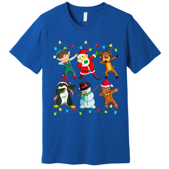 Dabbing Santa Elf Friends Christmas Xmas Dab  Premium T-Shirt