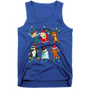 Dabbing Santa Elf Friends Christmas Xmas Dab  Tank Top