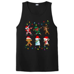 Dabbing Santa Elf Friends Christmas PosiCharge Competitor Tank