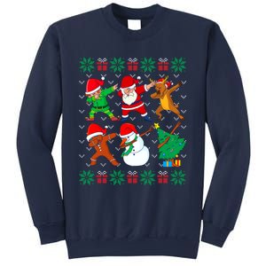 Dabbing Santa Elf Friends Ugly Xmas Sweater Boy Girl Sweatshirt