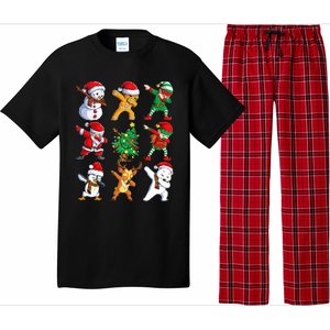 Dabbing Santa Elf Friends Christmas Xmas Dab Pajama Set