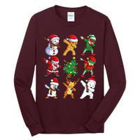 Dabbing Santa Elf Friends Christmas Xmas Dab Tall Long Sleeve T-Shirt