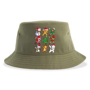 Dabbing Santa Elf Friends Christmas Xmas Dab Sustainable Bucket Hat