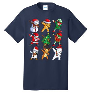 Dabbing Santa Elf Friends Christmas Xmas Dab Tall T-Shirt