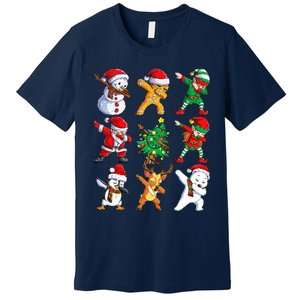 Dabbing Santa Elf Friends Christmas Xmas Dab Premium T-Shirt