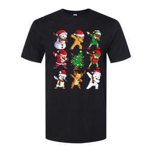 Dabbing Santa Elf Friends Christmas Xmas Dab Softstyle CVC T-Shirt