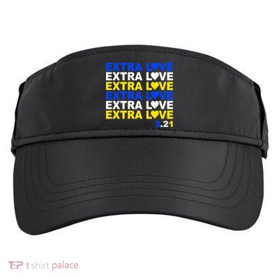 Down Syndrome Extra Love March 21st Adult Drive Performance Visor
