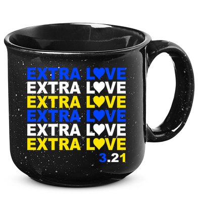Down Syndrome Extra Love March 21st 15oz Campfire Ceramic Mug