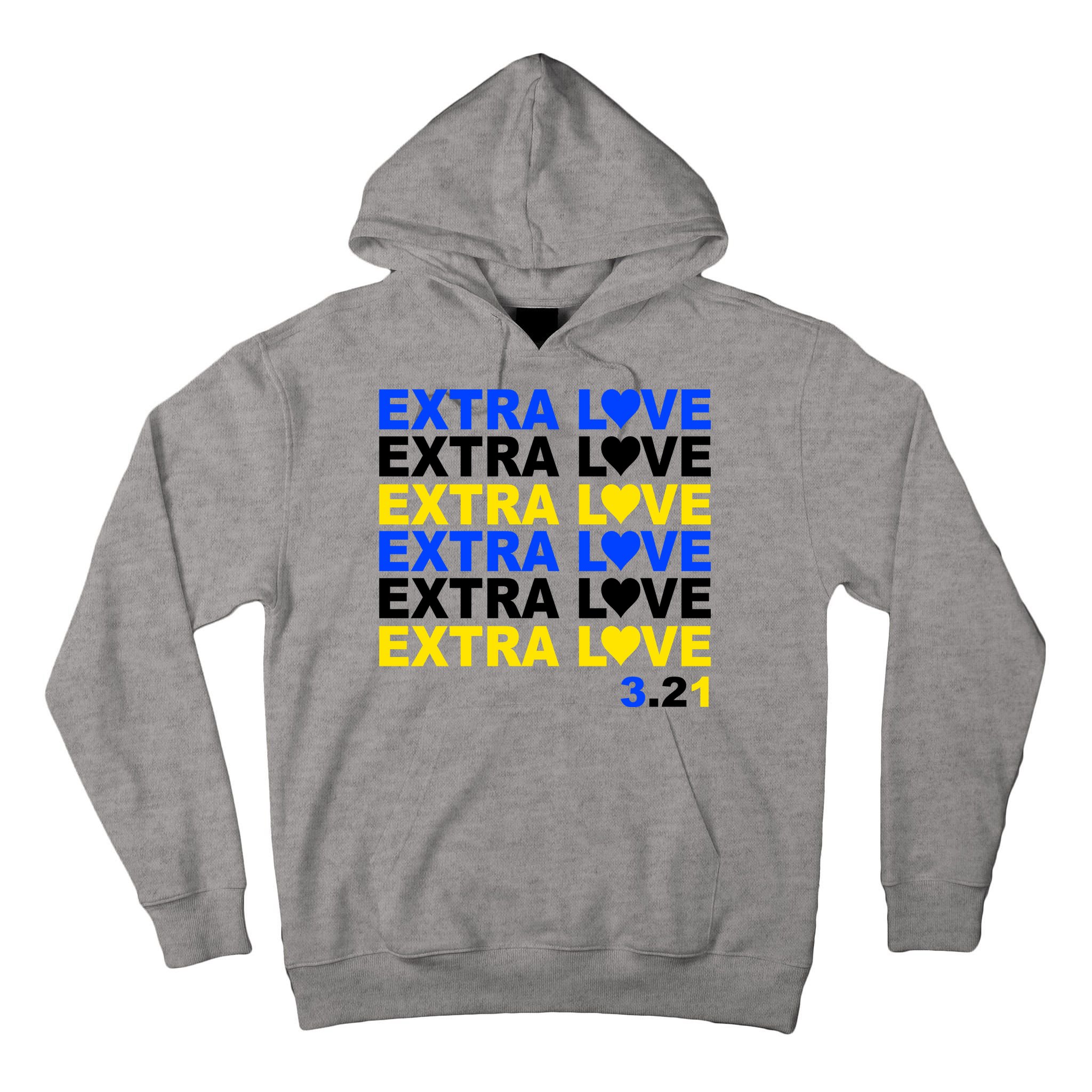 Down Syndrome Extra Love March 21st Tall Hoodie