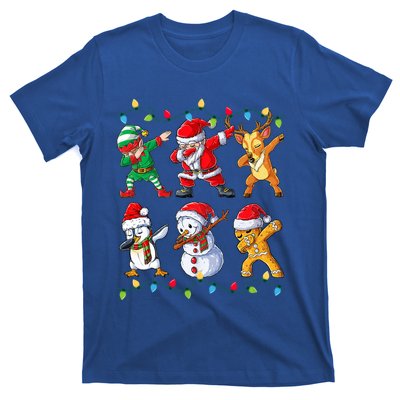 Dabbing Santa Elf Friends Christmas Xmas Dab T-Shirt