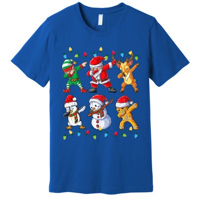 Dabbing Santa Elf Friends Christmas Xmas Dab Premium T-Shirt