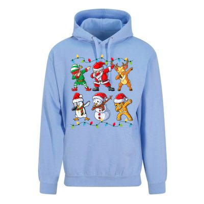 Dabbing Santa Elf Friends Christmas Xmas Dab Unisex Surf Hoodie