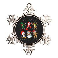 Dabbing Santa Elf Friends Christmas Xmas Gifts Metallic Star Ornament