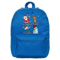 Dabbing Santa Elf Friends Christmas Funny Xmas Dab Funny Gift 16 in Basic Backpack