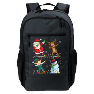 Dabbing Santa Elf Friends Christmas Funny Xmas Dab Funny Gift Daily Commute Backpack