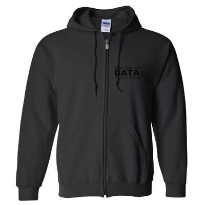 Data Science Engineer Statistics Analyst Finance Researchers Full Zip Hoodie