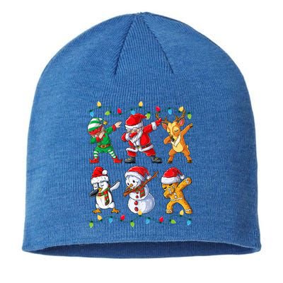 Dabbing Santa Elf Friends Christmas Xmas Dab Sustainable Beanie