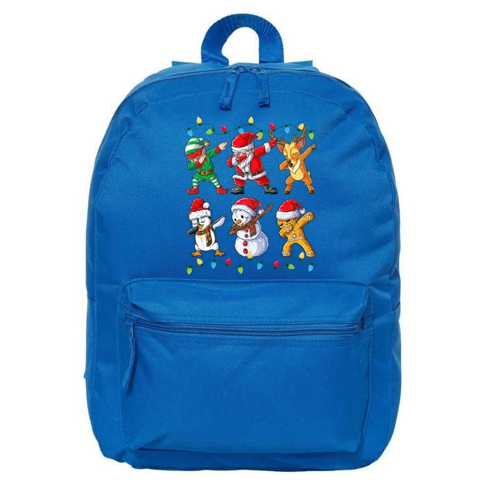 Dabbing Santa Elf Friends Christmas Xmas Dab 16 in Basic Backpack