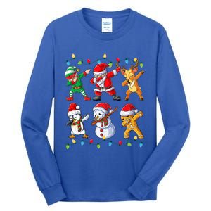 Dabbing Santa Elf Friends Christmas Xmas Dab Tall Long Sleeve T-Shirt